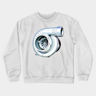 Turbocharger Cartoon Crewneck Sweatshirt